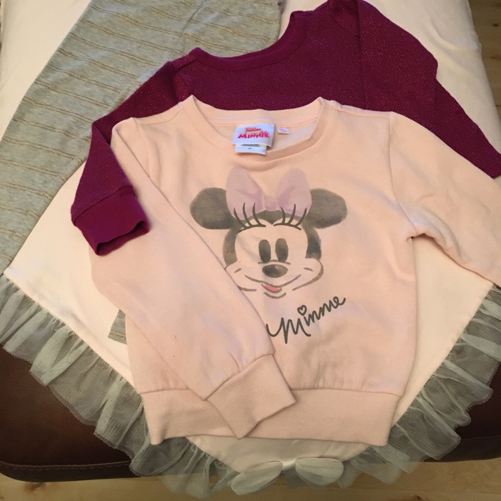 DisneySweatshirt, thermal and leggings 2T bundle